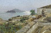 Franz Schreyer, View of Capri